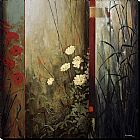 Don Li-leger Canvas Paintings - Weatherprint_ Rainforest Poppies